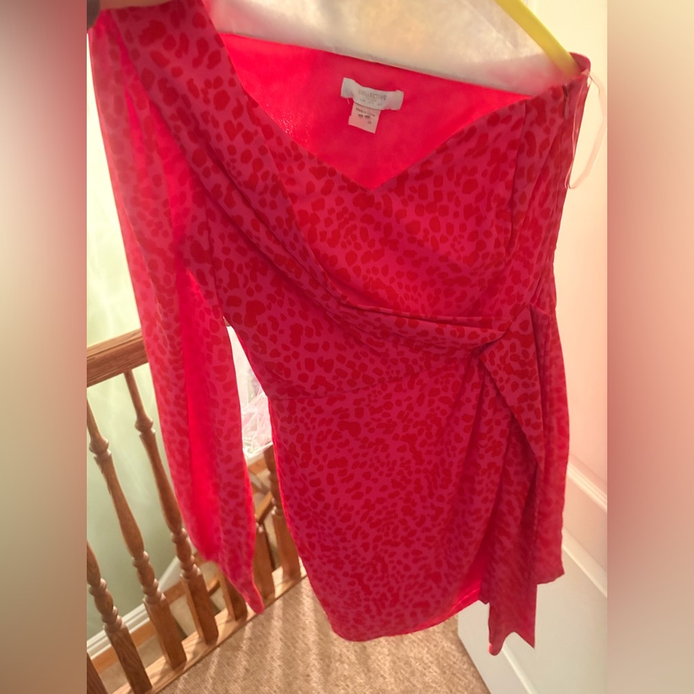 Collective the Label Pink Animal Print Dress